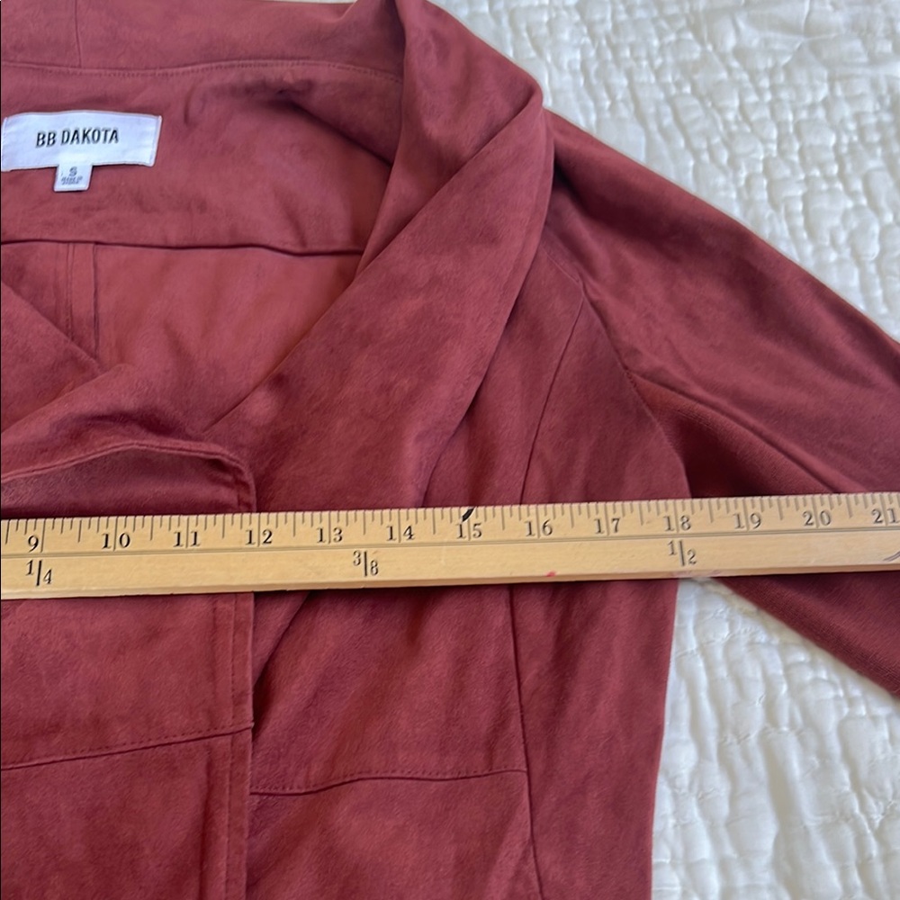 BB Dakota Rust Waterfall Blazer - Picture 8 of 9